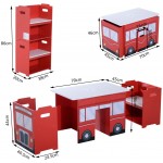 Masuta BUS  multifunctionala cu doua scaune si multiple spatii de depozitare